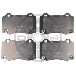 Stabdžių trinkelių rinkinys, diskinis stabdys OPTIMAL BP-12635