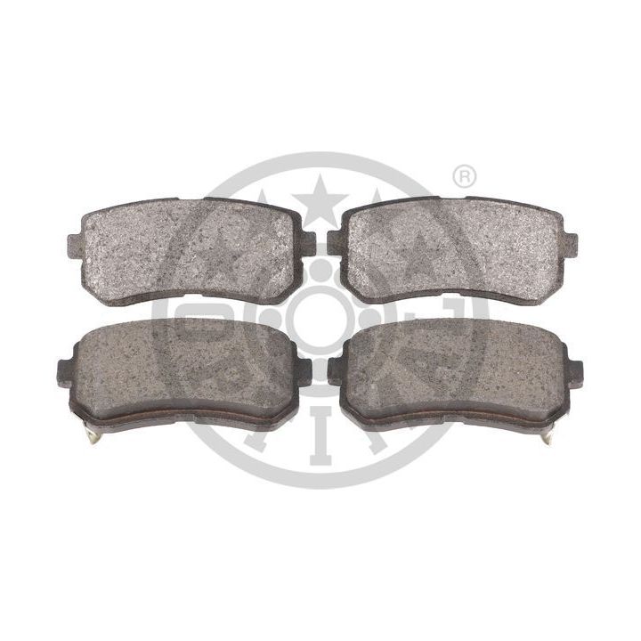 Stabdžių trinkelių rinkinys, diskinis stabdys OPTIMAL BP-12651