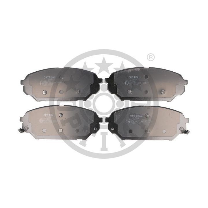 Stabdžių trinkelių rinkinys, diskinis stabdys OPTIMAL BP-12661