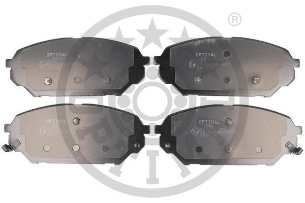 Stabdžių trinkelių rinkinys, diskinis stabdys OPTIMAL BP-12661