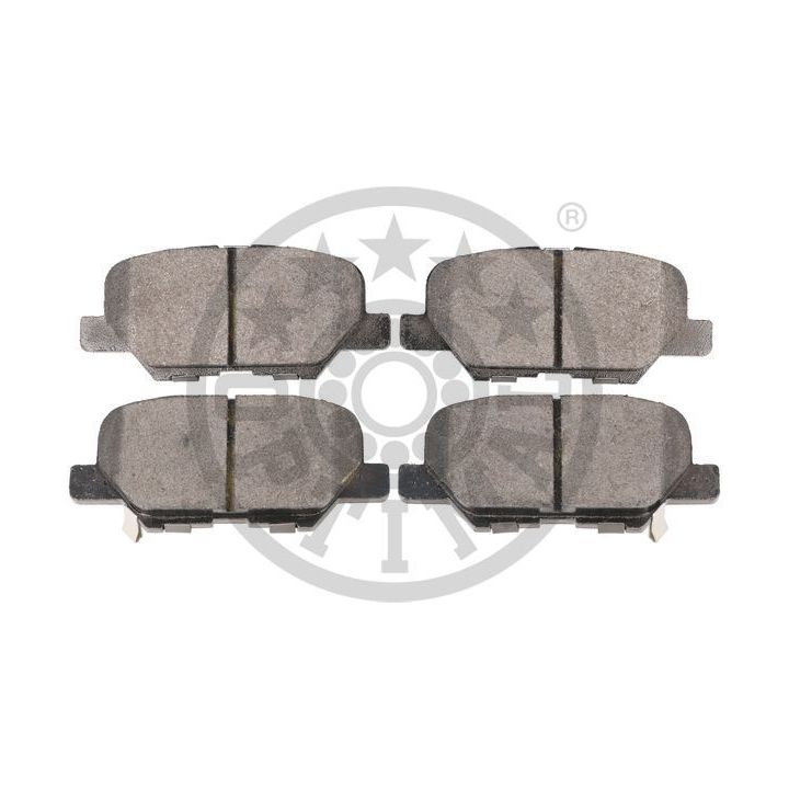 Stabdžių trinkelių rinkinys, diskinis stabdys OPTIMAL BP-12675