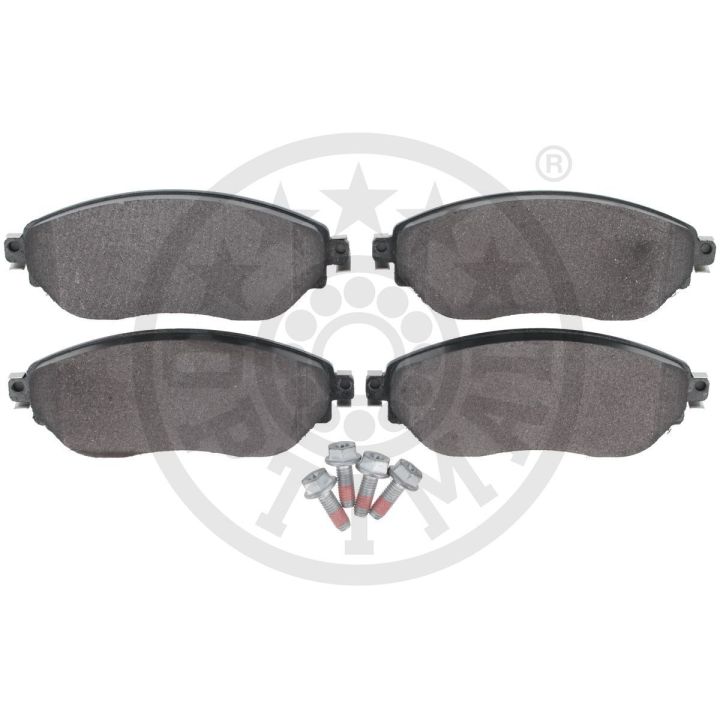 Stabdžių trinkelių rinkinys, diskinis stabdys OPTIMAL BP-12697