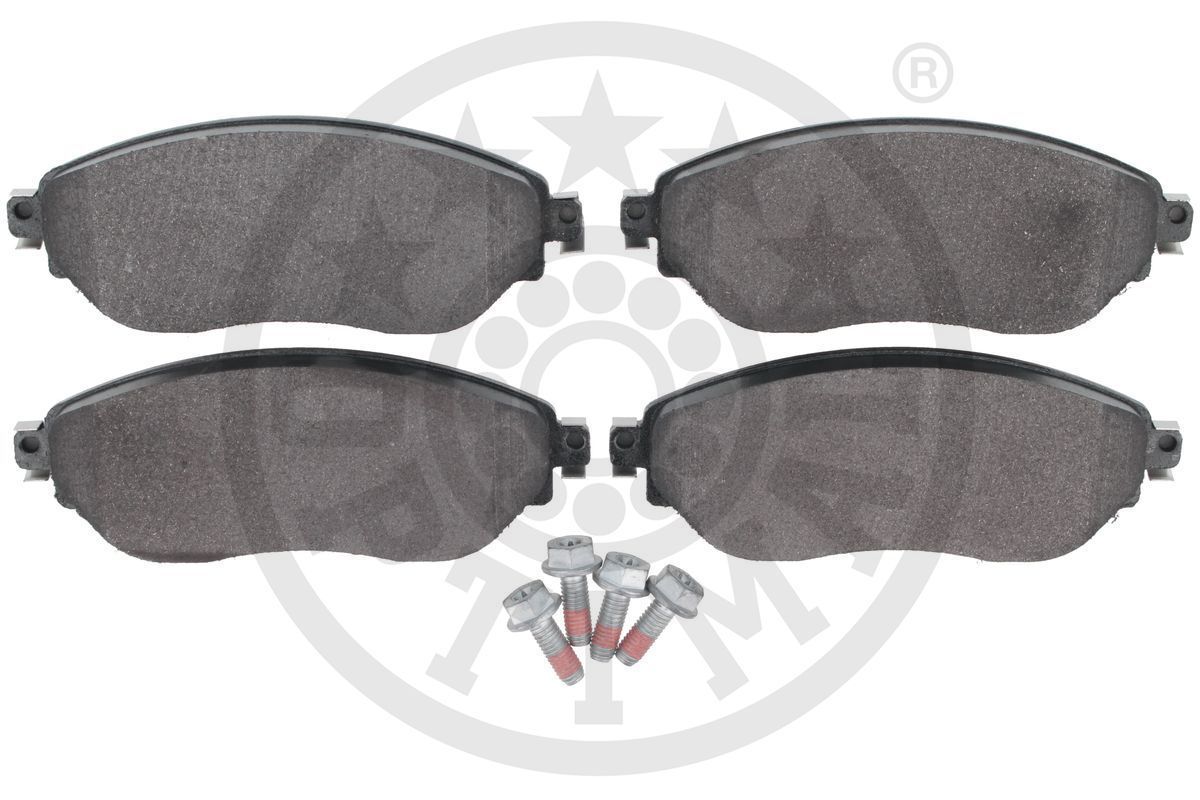 Stabdžių trinkelių rinkinys, diskinis stabdys OPTIMAL BP-12697