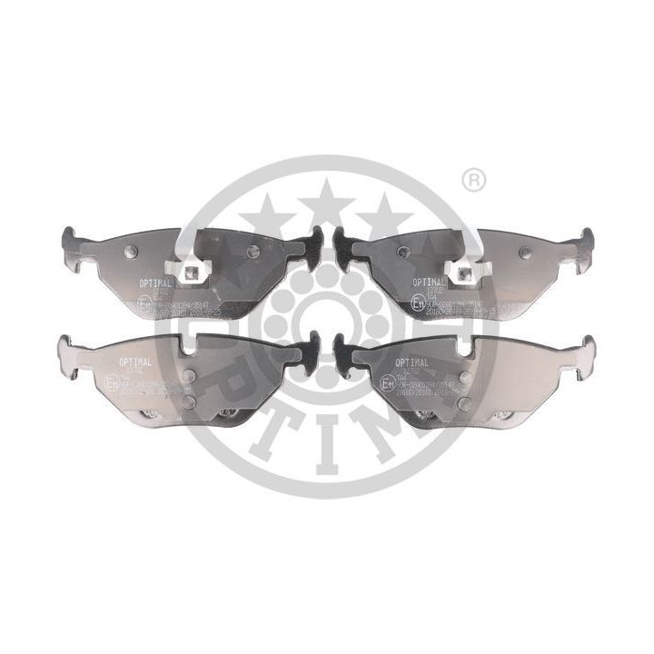 Stabdžių trinkelių rinkinys, diskinis stabdys OPTIMAL BP-12702