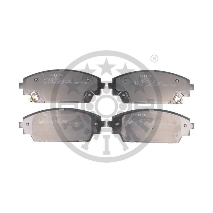 Stabdžių trinkelių rinkinys, diskinis stabdys OPTIMAL BP-12713