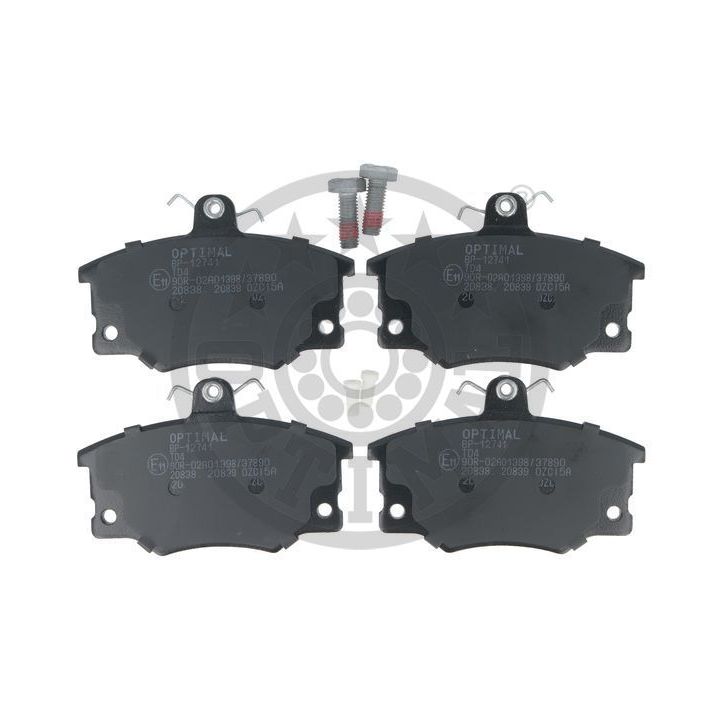 Stabdžių trinkelių rinkinys, diskinis stabdys OPTIMAL BP-12741