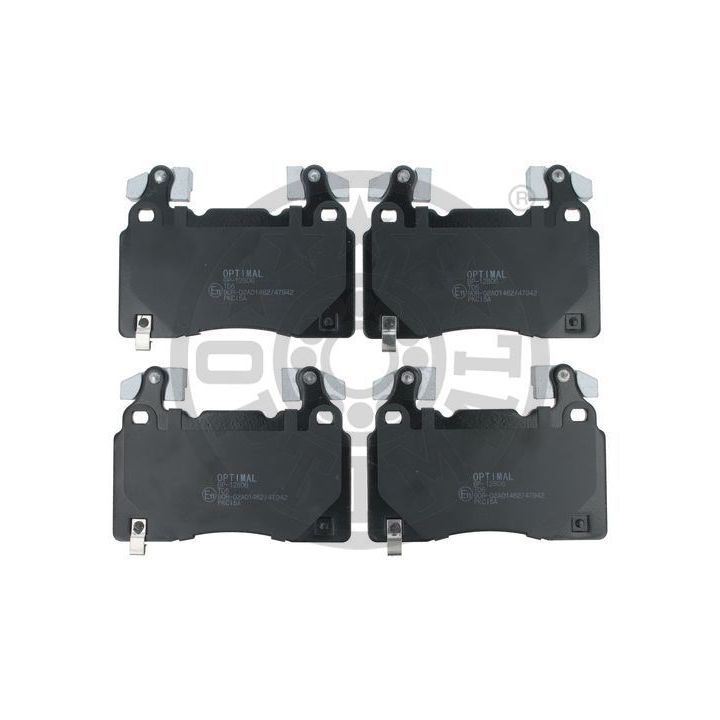 Stabdžių trinkelių rinkinys, diskinis stabdys OPTIMAL BP-12806