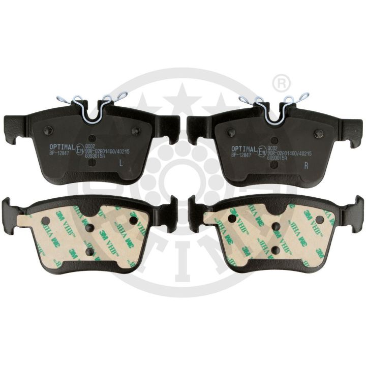 Stabdžių trinkelių rinkinys, diskinis stabdys OPTIMAL BP-12847