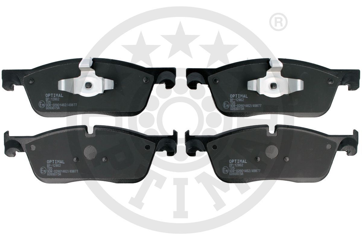 Stabdžių trinkelių rinkinys, diskinis stabdys OPTIMAL BP-12862