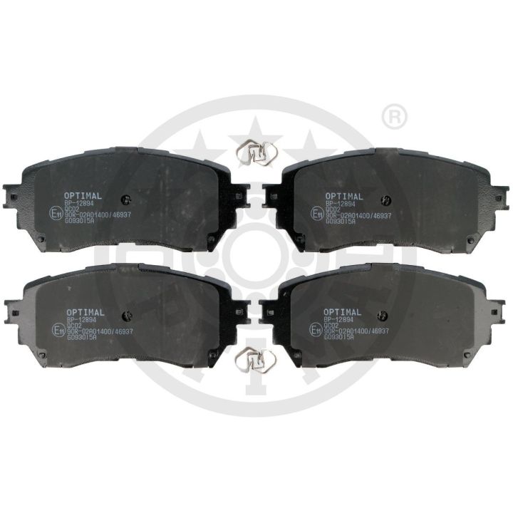 Stabdžių trinkelių rinkinys, diskinis stabdys OPTIMAL BP-12894