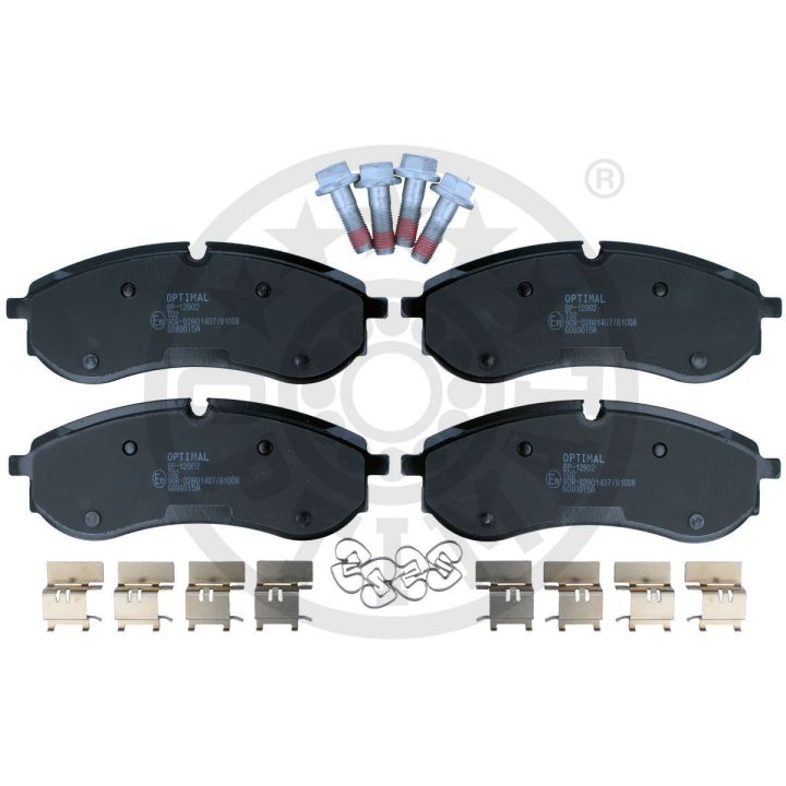 Stabdžių trinkelių rinkinys, diskinis stabdys OPTIMAL BP-12902