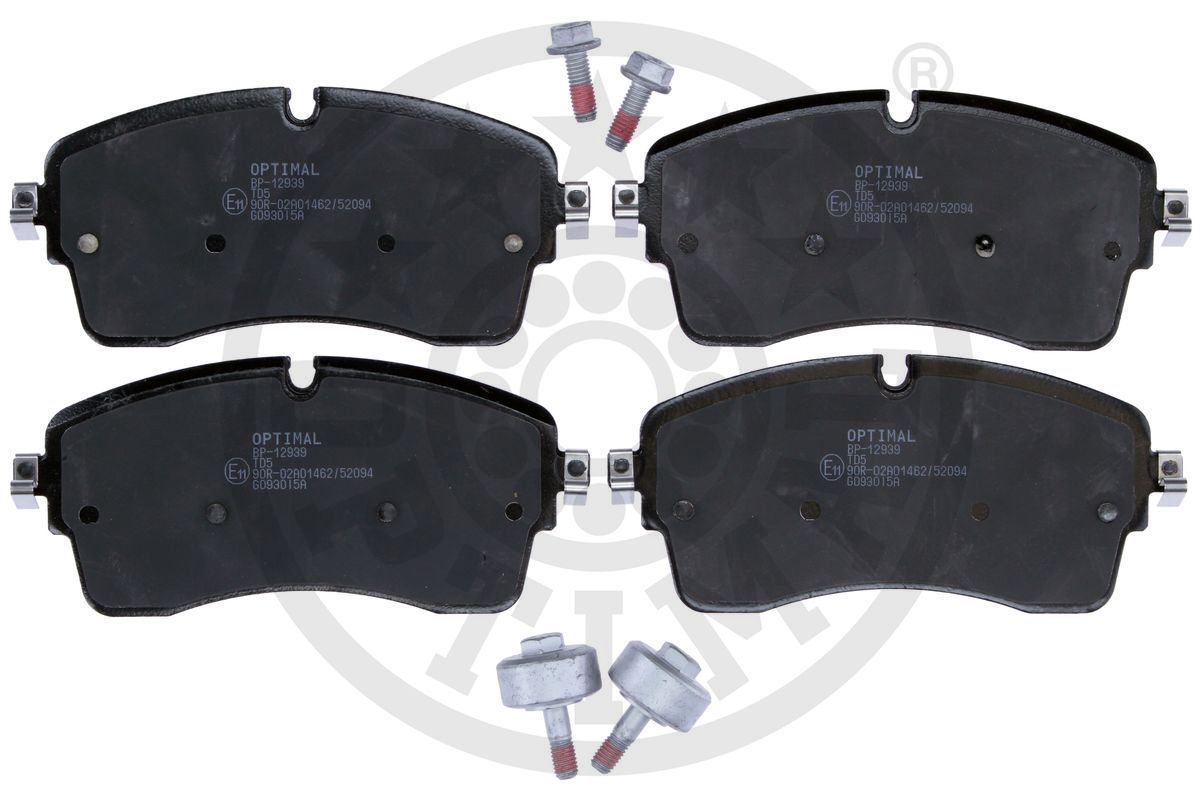 Stabdžių trinkelių rinkinys, diskinis stabdys OPTIMAL BP-12939