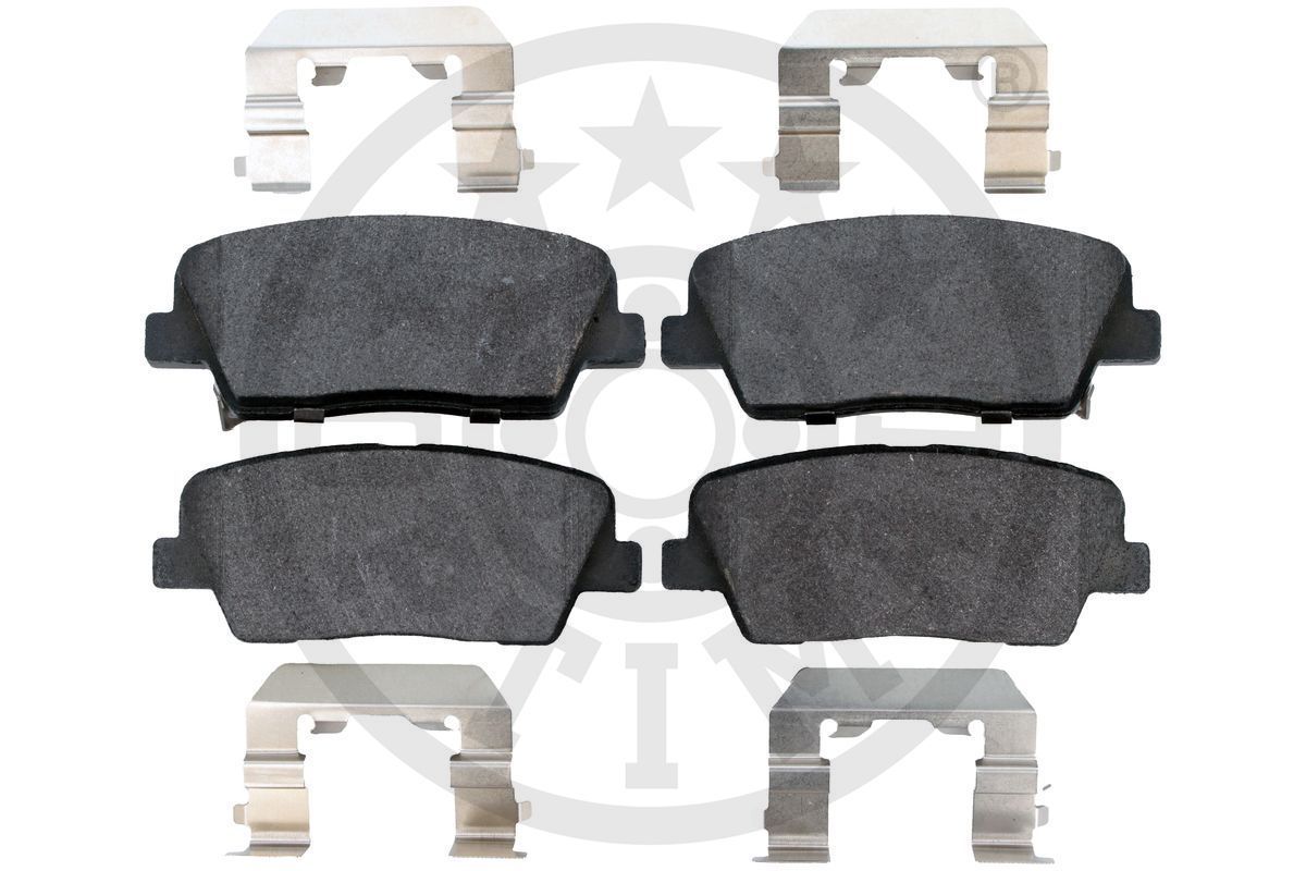 Stabdžių trinkelių rinkinys, diskinis stabdys OPTIMAL BP-13005