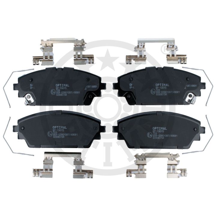 Stabdžių trinkelių rinkinys, diskinis stabdys OPTIMAL BP-13015