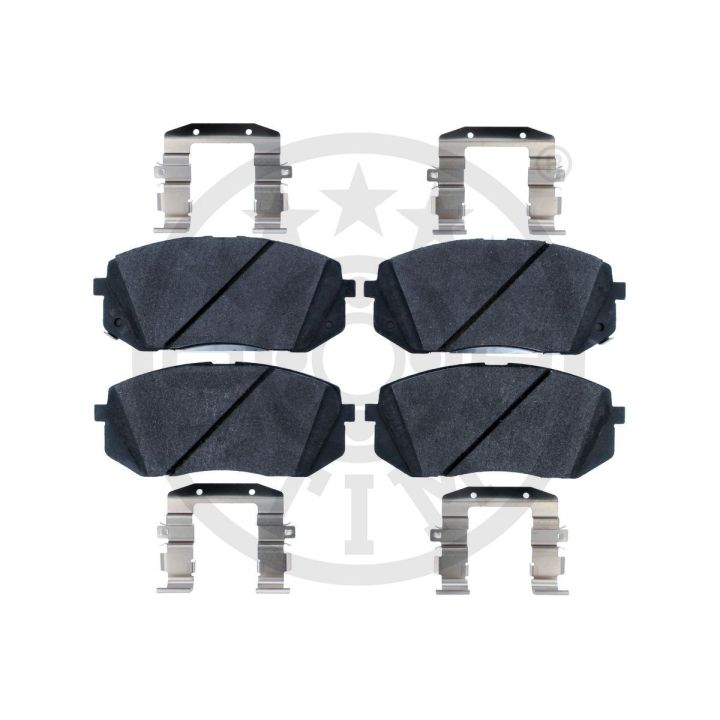 Stabdžių trinkelių rinkinys, diskinis stabdys OPTIMAL BP-13023