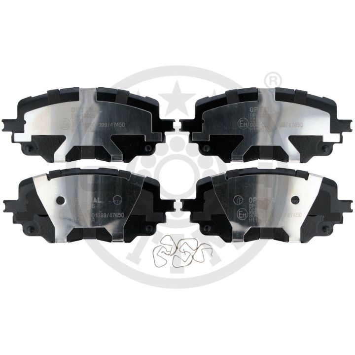 Stabdžių trinkelių rinkinys, diskinis stabdys OPTIMAL BP-13026