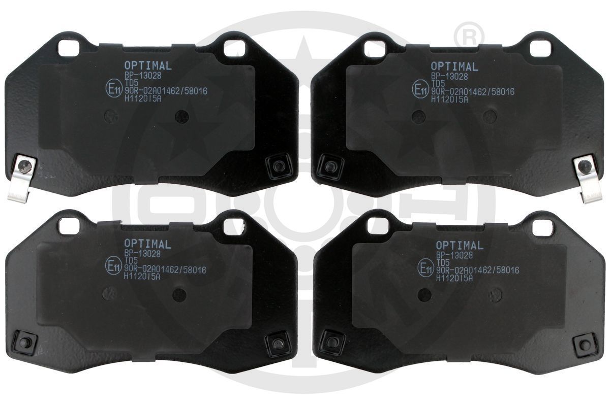 Stabdžių trinkelių rinkinys, diskinis stabdys OPTIMAL BP-13028