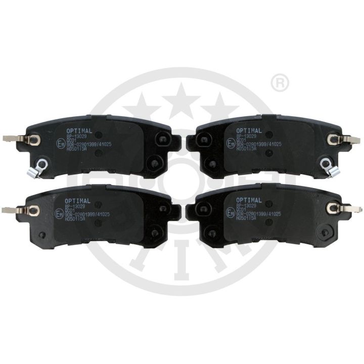 Stabdžių trinkelių rinkinys, diskinis stabdys OPTIMAL BP-13029