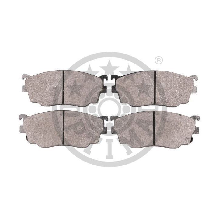 Stabdžių trinkelių rinkinys, diskinis stabdys OPTIMAL BP-80012