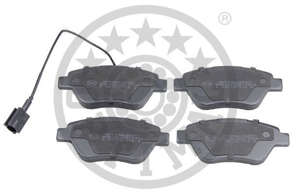 Stabdžių trinkelių rinkinys, diskinis stabdys OPTIMAL BP-85801