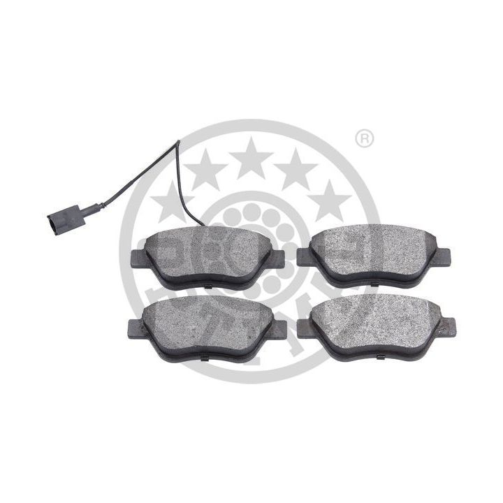 Stabdžių trinkelių rinkinys, diskinis stabdys OPTIMAL BP-85801