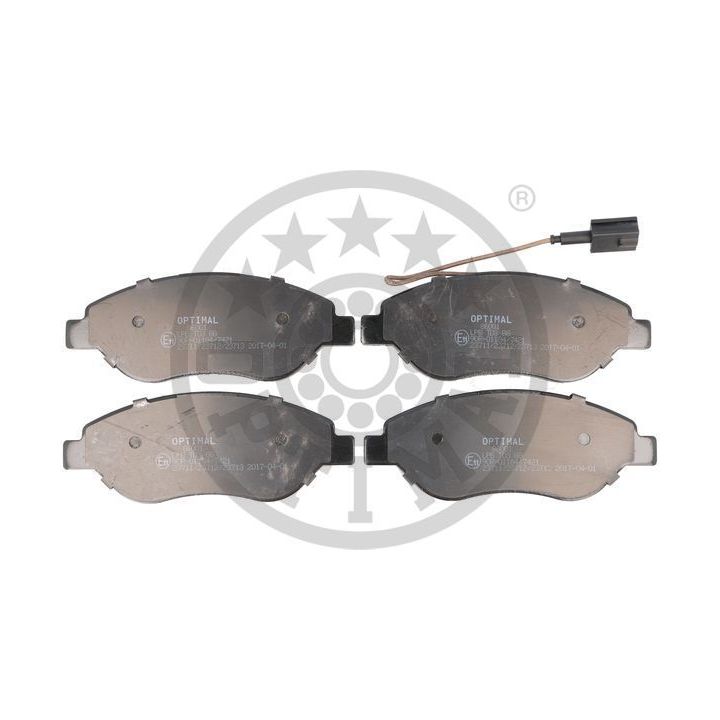 Stabdžių trinkelių rinkinys, diskinis stabdys OPTIMAL BP-86001