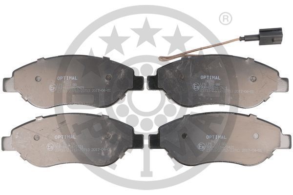 Stabdžių trinkelių rinkinys, diskinis stabdys OPTIMAL BP-86001