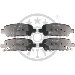Stabdžių trinkelių rinkinys, diskinis stabdys OPTIMAL BP-87601