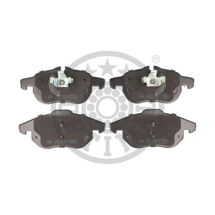 Stabdžių trinkelių rinkinys, diskinis stabdys OPTIMAL BP-88800