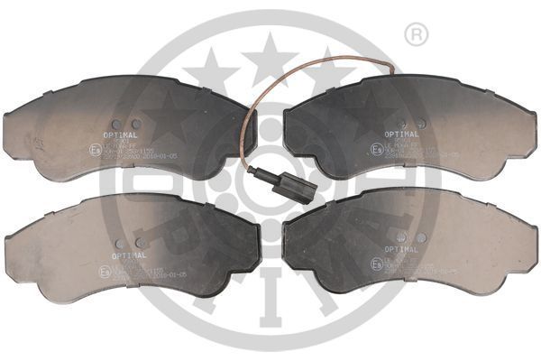 Stabdžių trinkelių rinkinys, diskinis stabdys OPTIMAL BP-95901