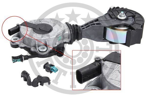 įtempiklio svirtis, V formos rumbuotas diržas OPTIMAL 0-N2264