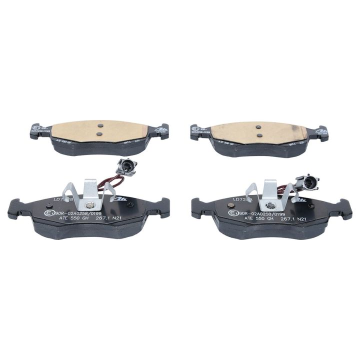 Stabdžių trinkelių rinkinys, diskinis stabdys ATE 13.0470-7288.2