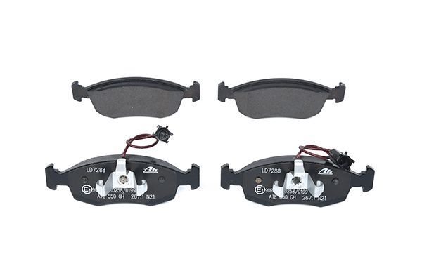 Stabdžių trinkelių rinkinys, diskinis stabdys ATE 13.0470-7288.2