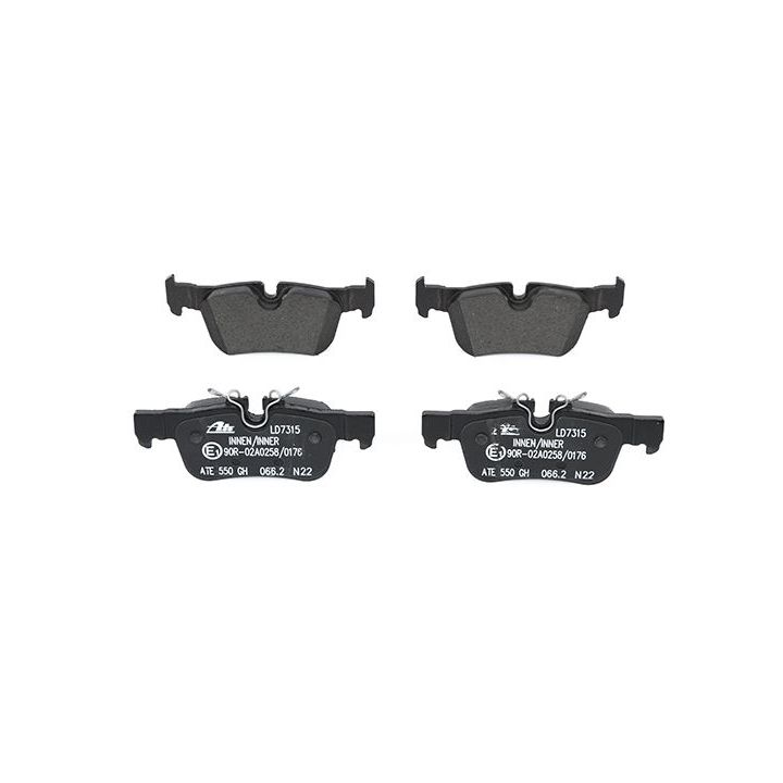 Stabdžių trinkelių rinkinys, diskinis stabdys ATE 13.0470-7315.2