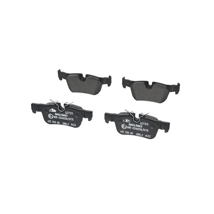 Stabdžių trinkelių rinkinys, diskinis stabdys ATE 13.0470-7315.2