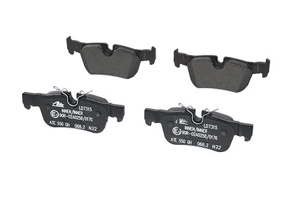 Stabdžių trinkelių rinkinys, diskinis stabdys ATE 13.0470-7315.2