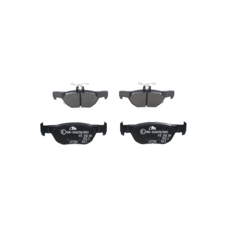 Stabdžių trinkelių rinkinys, diskinis stabdys ATE 13.0470-7350.2