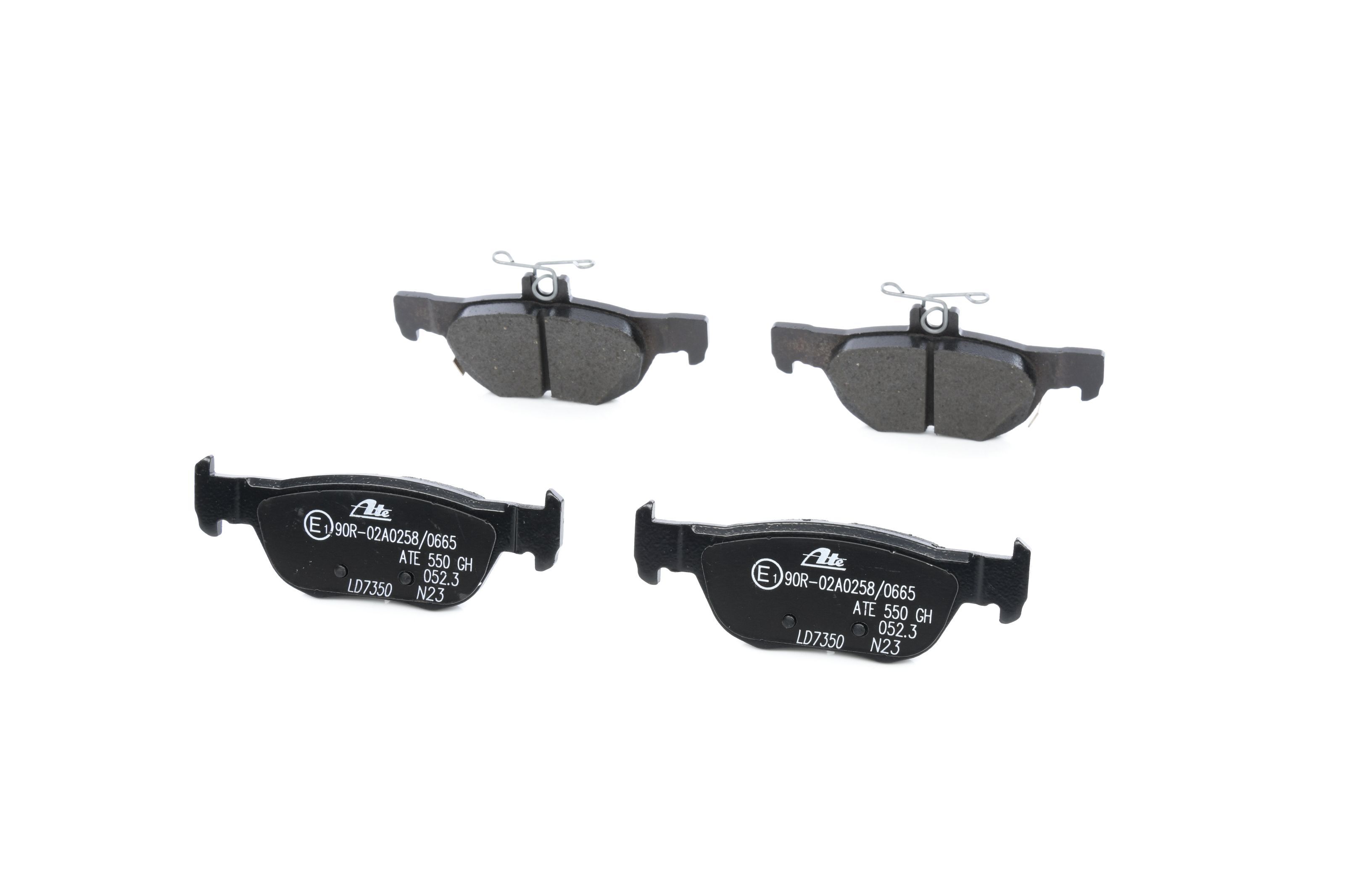 Stabdžių trinkelių rinkinys, diskinis stabdys ATE 13.0470-7350.2