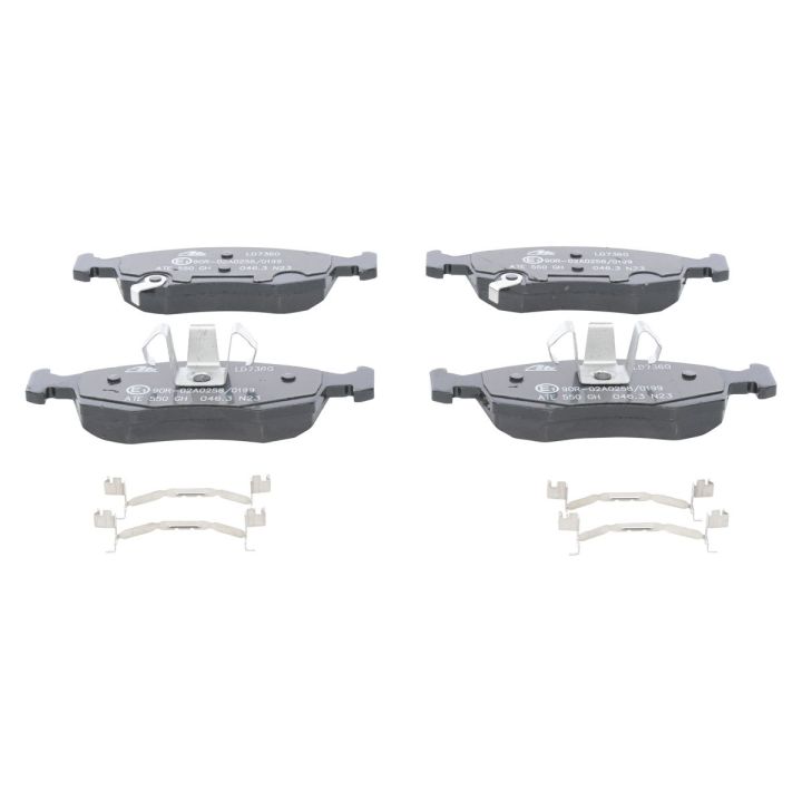 Stabdžių trinkelių rinkinys, diskinis stabdys ATE 13.0470-7360.2