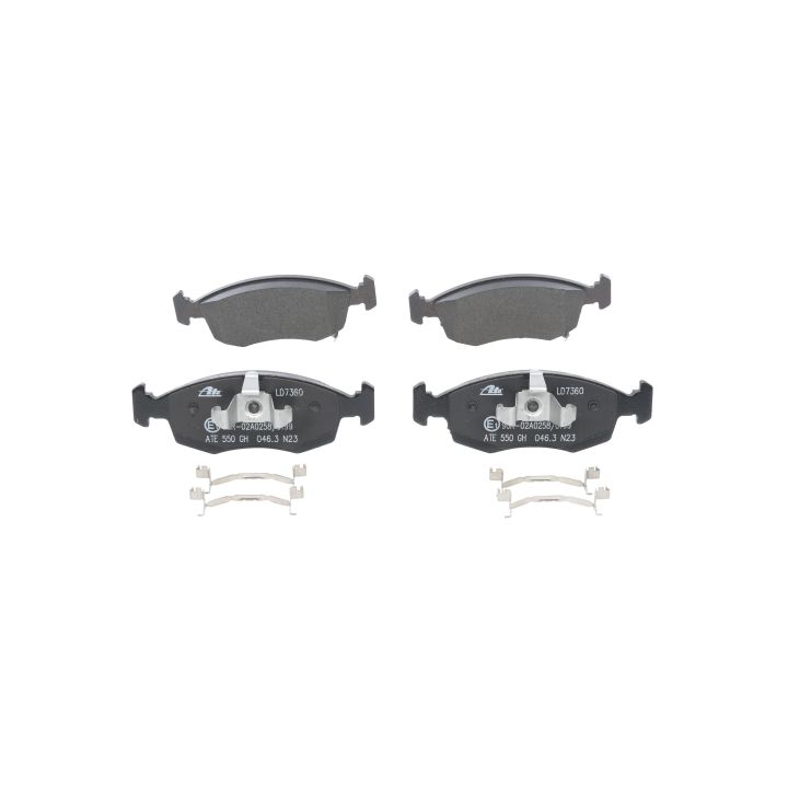 Stabdžių trinkelių rinkinys, diskinis stabdys ATE 13.0470-7360.2