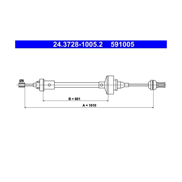 Sankabos trosas ATE 24.3728-1005.2