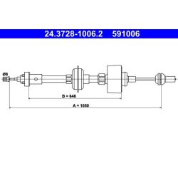 Sankabos trosas ATE 24.3728-1006.2