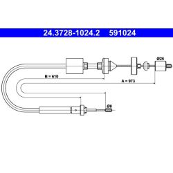 Sankabos trosas ATE 24.3728-1024.2