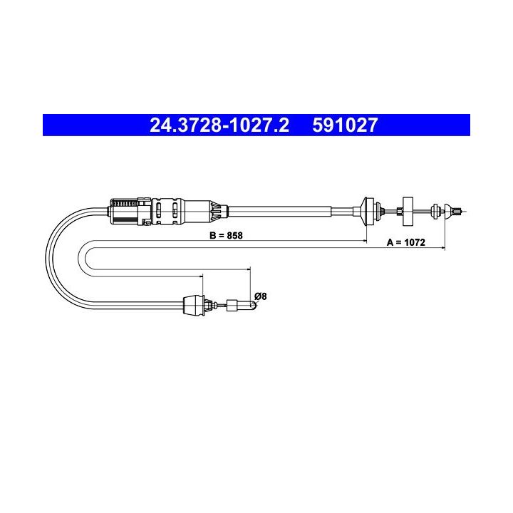 Sankabos trosas ATE 24.3728-1027.2