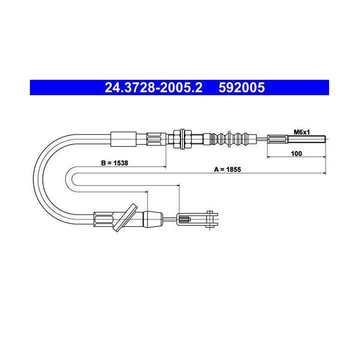 Sankabos trosas ATE 24.3728-2005.2