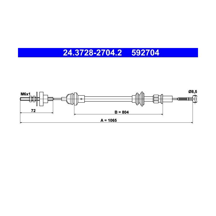 Sankabos trosas ATE 24.3728-2704.2