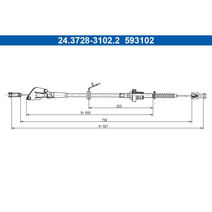 Sankabos trosas ATE 24.3728-3102.2