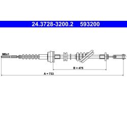 Sankabos trosas ATE 24.3728-3200.2