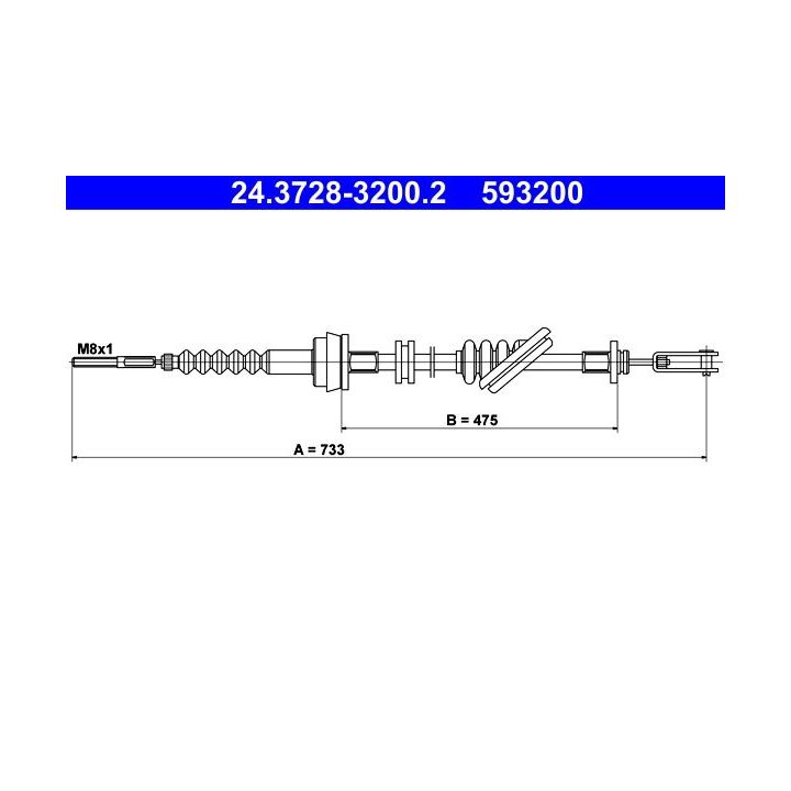 Sankabos trosas ATE 24.3728-3200.2