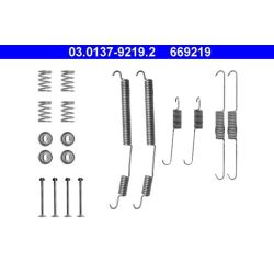 Priedų komplektas, stabdžių trinkelės ATE 03.0137-9219.2